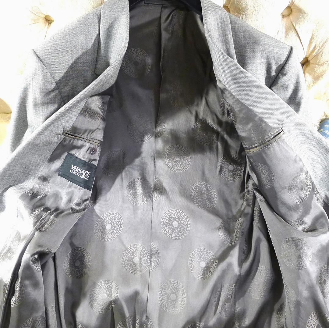 ヴィンテージ❣メンズ【ヴェルサーチ】グレーカラー2タックパンツ＆WJKスーツ●