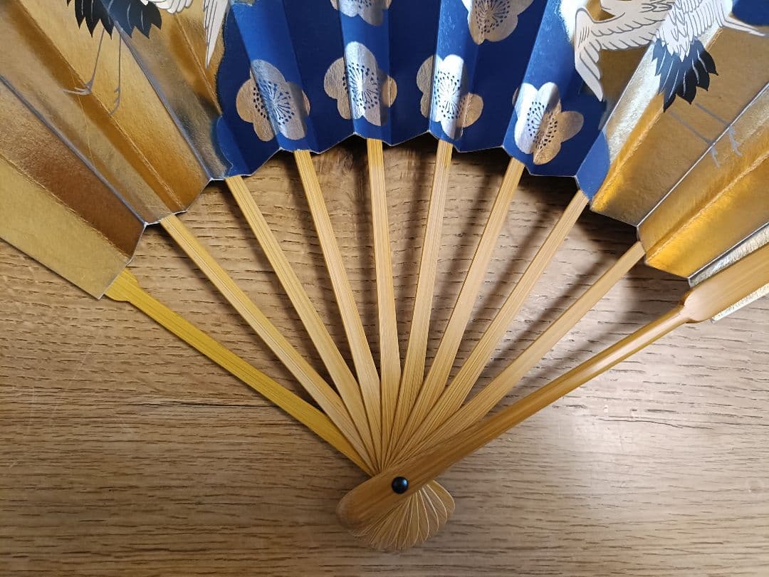 仕舞扇と扇子袋のセット　京都十松屋福井扇舗