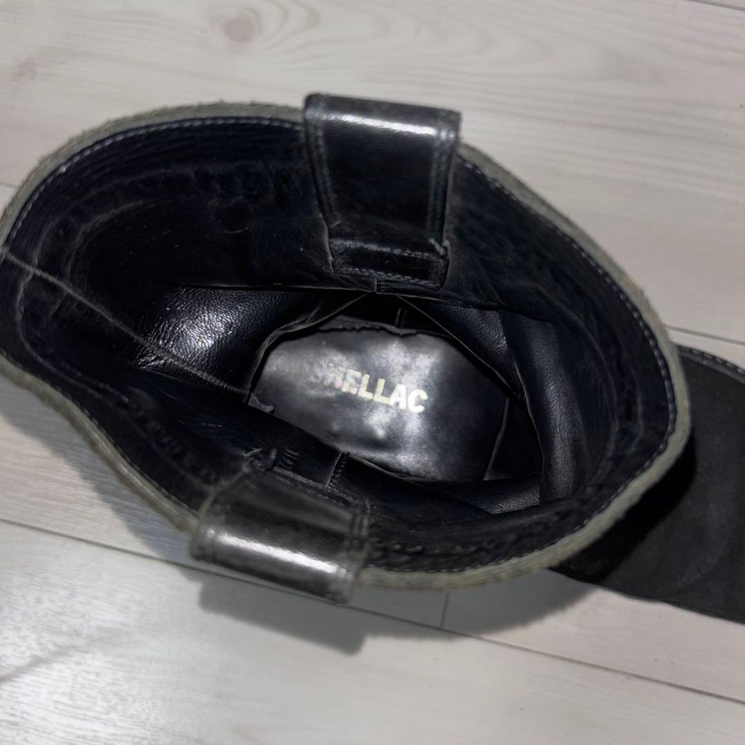 SHELLAC 00s スエード ブラック レザーブーツ 本革