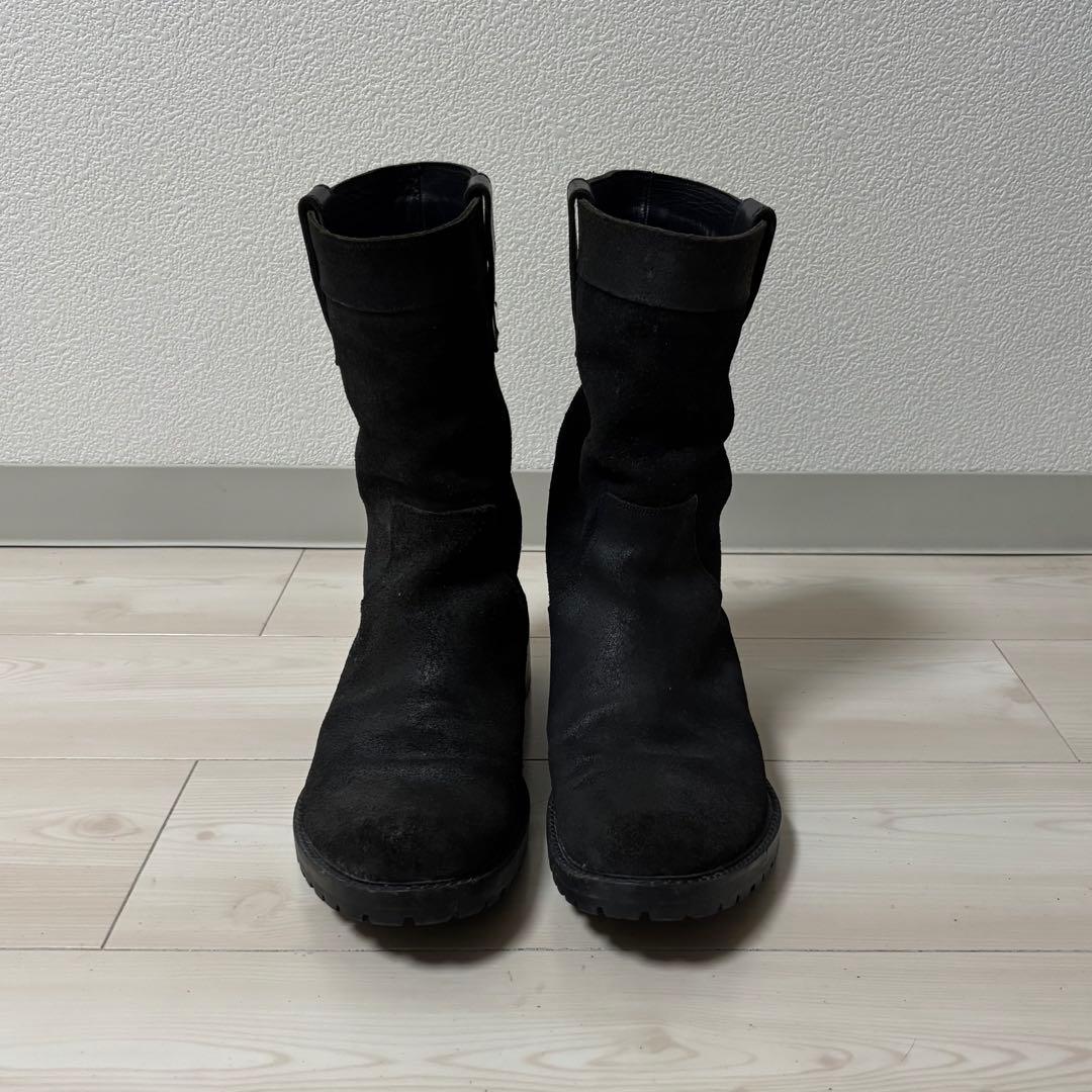 SHELLAC 00s スエード ブラック レザーブーツ 本革