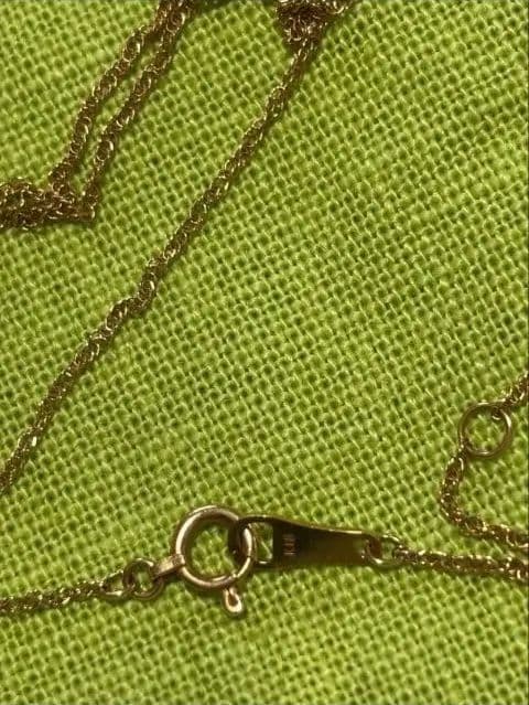 アガット ブラウンダイヤ k18pg ネックレス