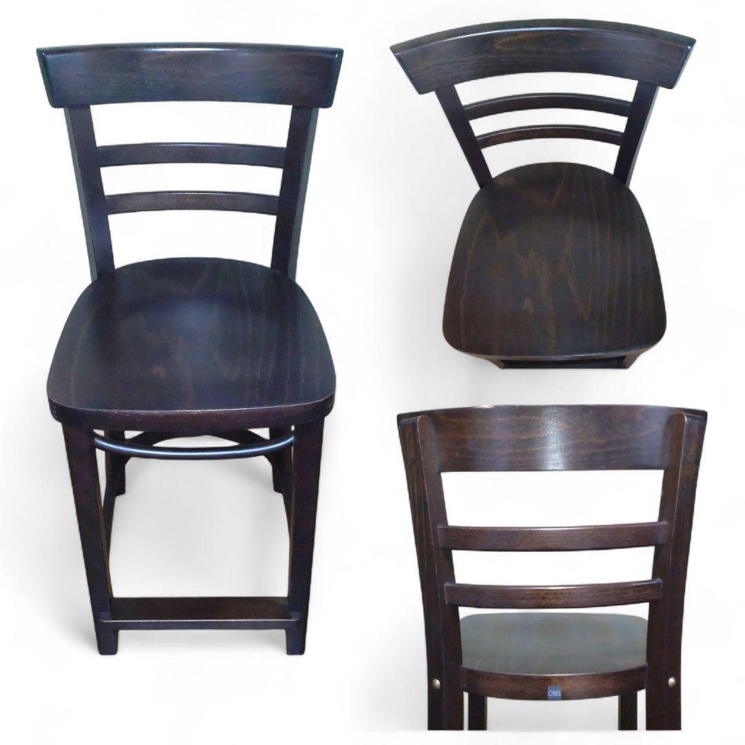 CRES　クレス　曲木　ハイチェア　カウンターチェア　ダークブラウン