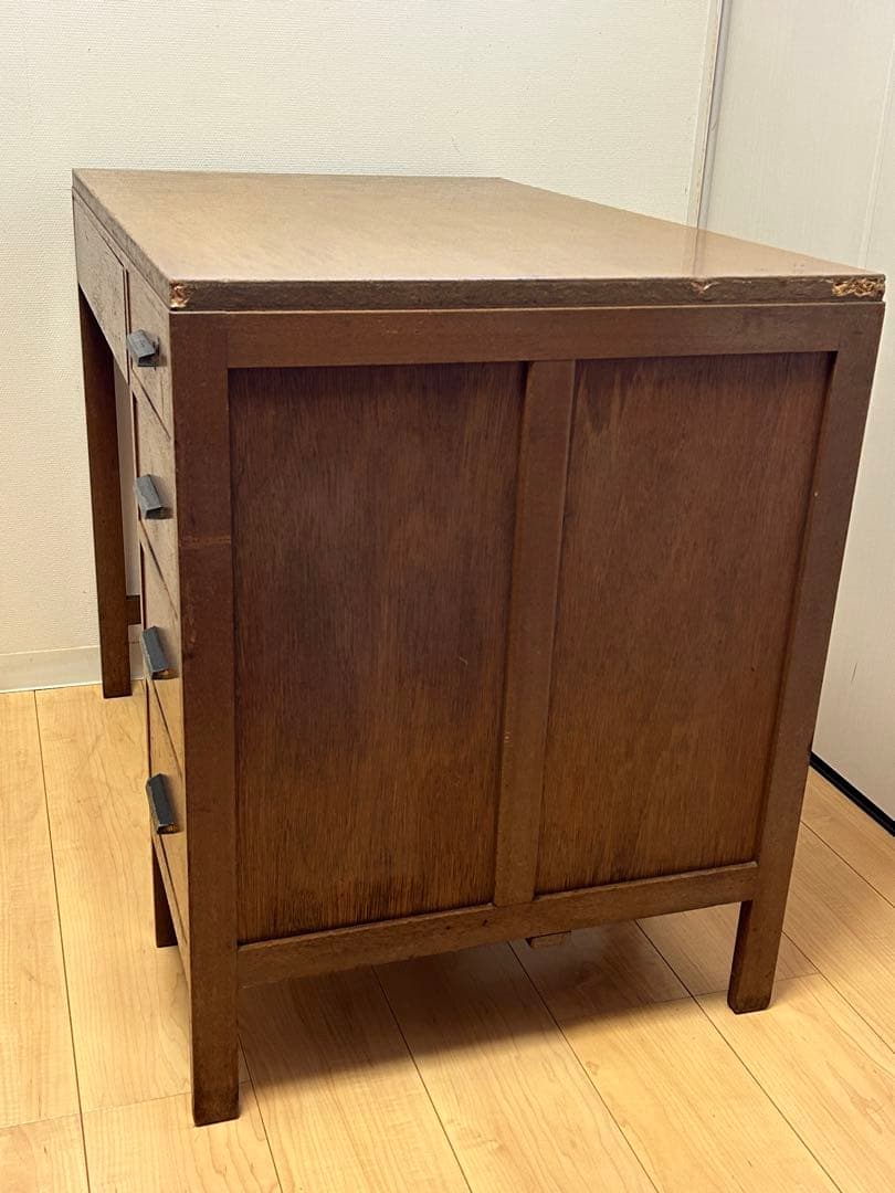 木製 勉強机　アンティーク 古家具　昭和レトロ