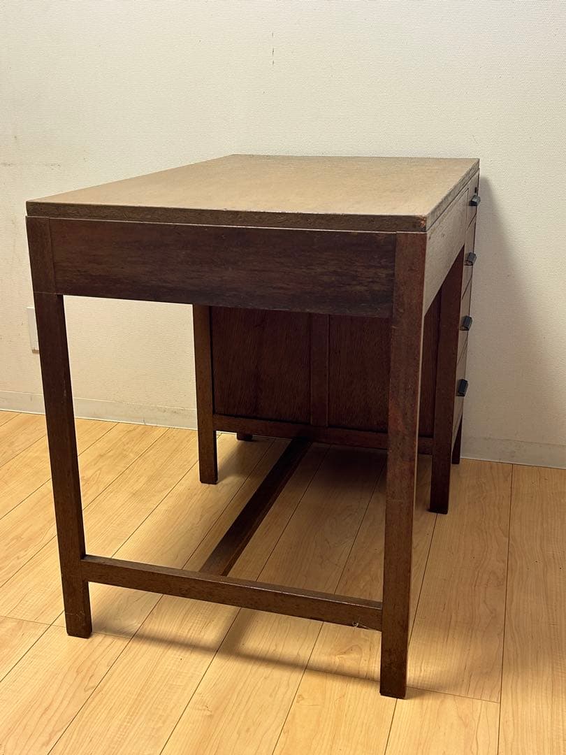 木製 勉強机　アンティーク 古家具　昭和レトロ