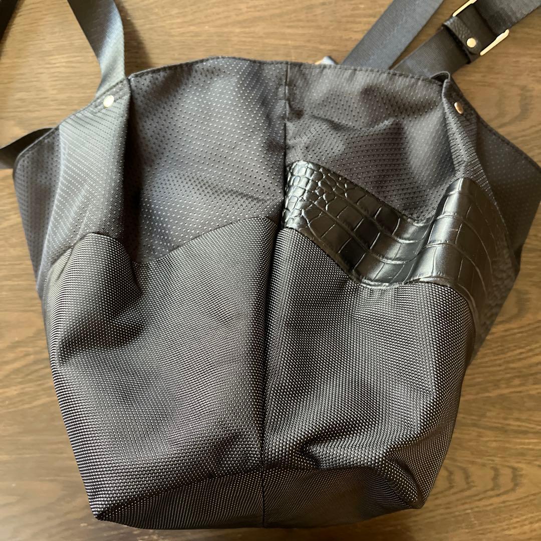 OSAM オサム　2WAYショルダーバッグ　トートバッグ　ステア　黒　日本製