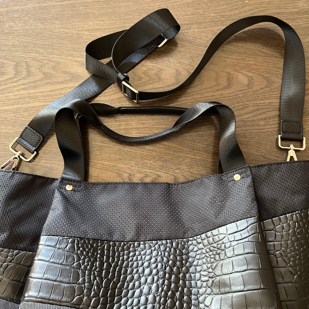 OSAM オサム　2WAYショルダーバッグ　トートバッグ　ステア　黒　日本製