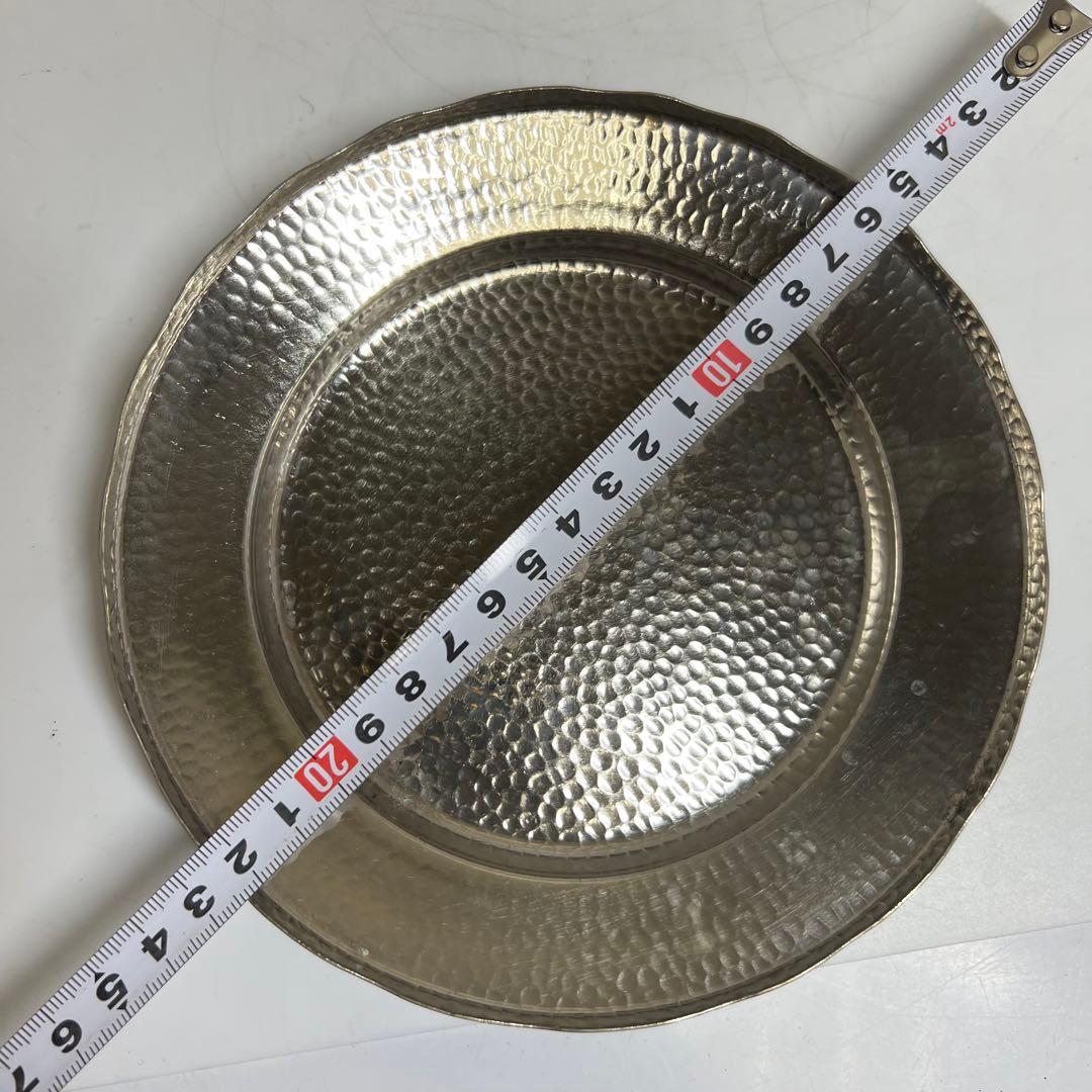 巧益　在銘　中皿 10枚　1390g 幅17cm 東K8-0119①