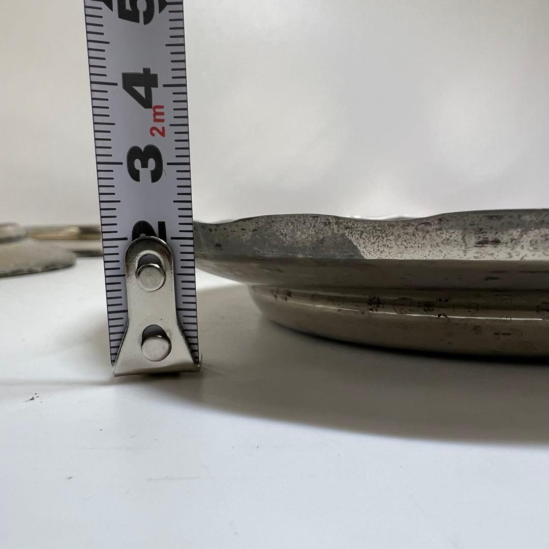 巧益　在銘　中皿 10枚　1390g 幅17cm 東K8-0119①