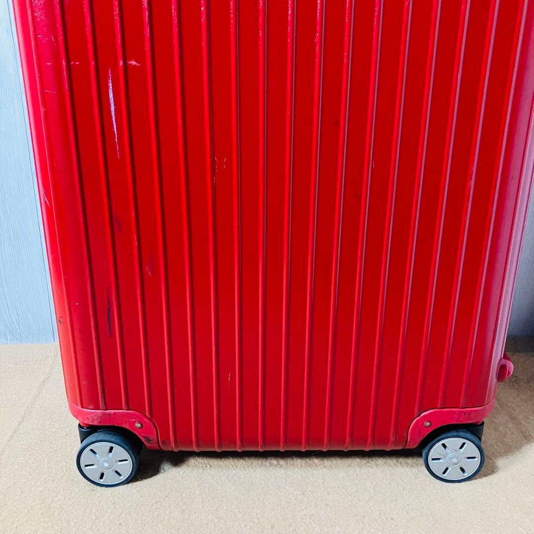 希少 RIMOWA SALSA スーツケース 82L 875.70 4輪 赤