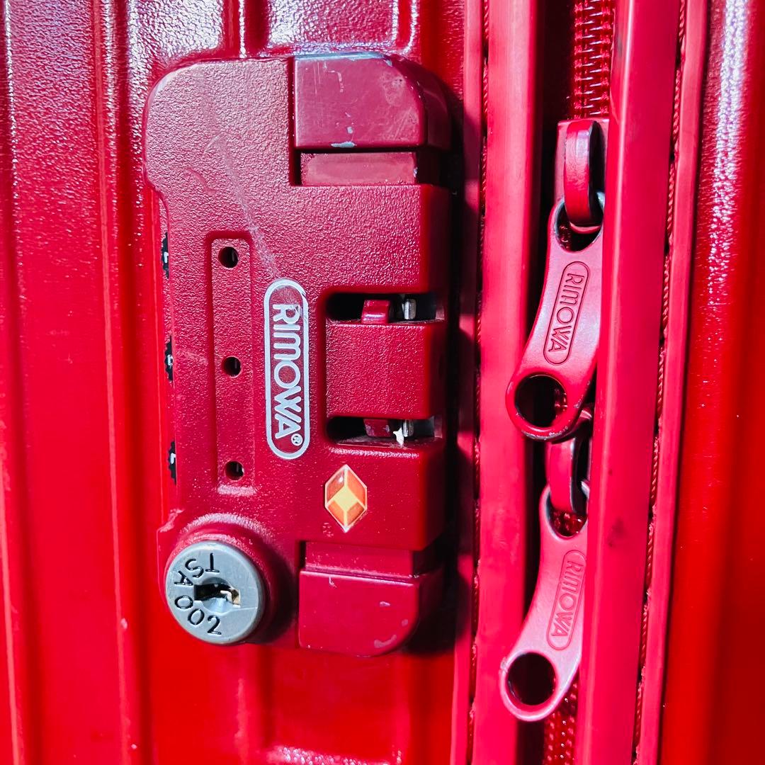 希少 RIMOWA SALSA スーツケース 82L 875.70 4輪 赤