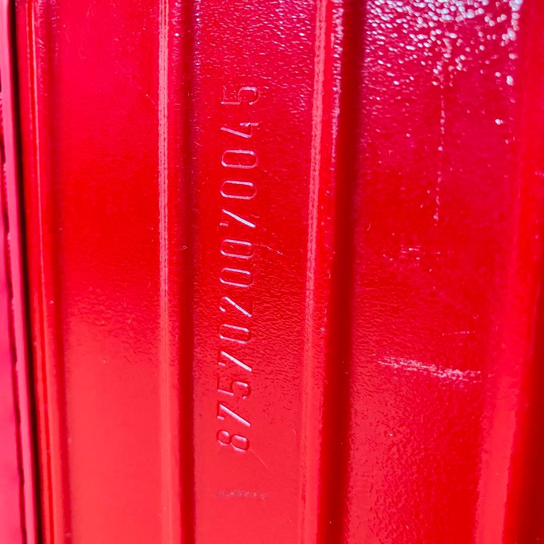 希少 RIMOWA SALSA スーツケース 82L 875.70 4輪 赤