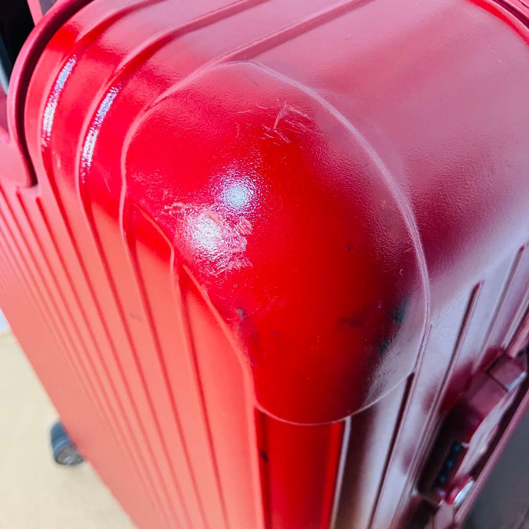 希少 RIMOWA SALSA スーツケース 82L 875.70 4輪 赤