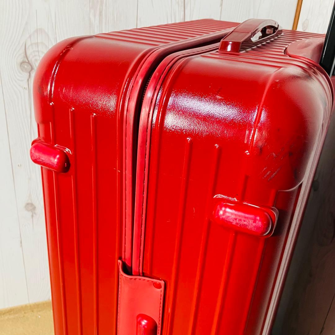 希少 RIMOWA SALSA スーツケース 82L 875.70 4輪 赤