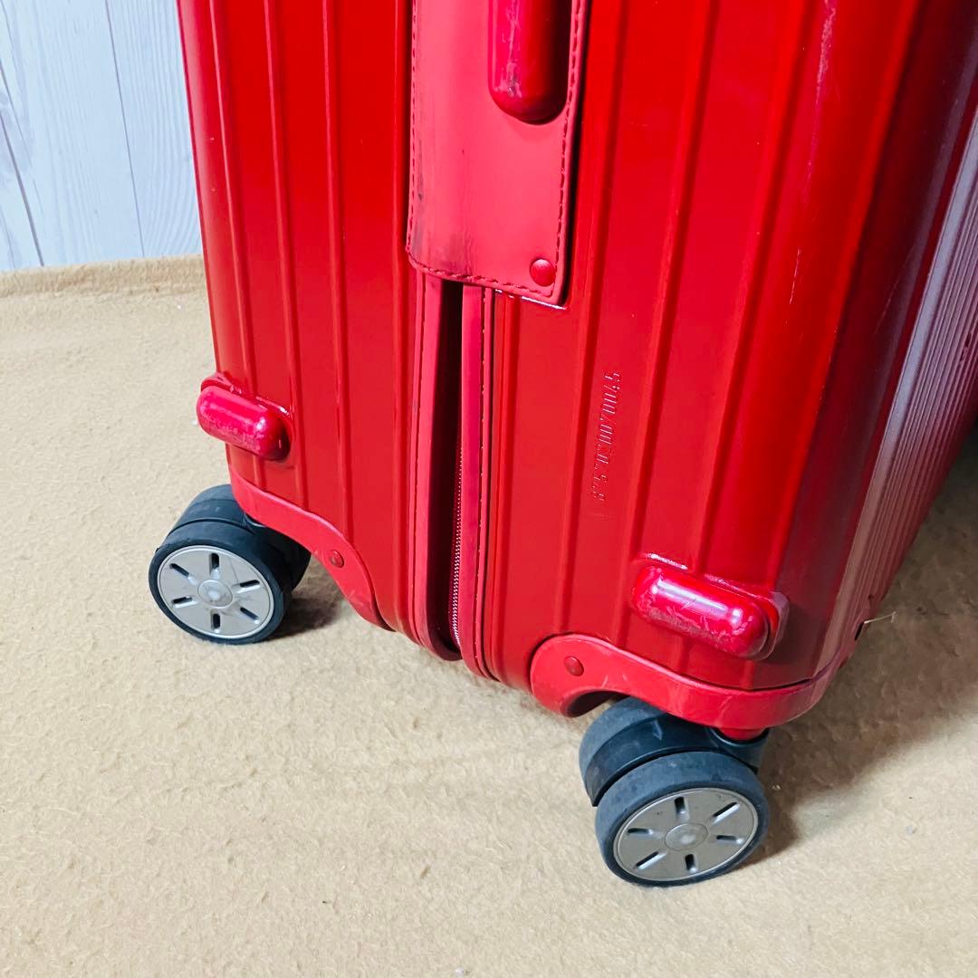 希少 RIMOWA SALSA スーツケース 82L 875.70 4輪 赤