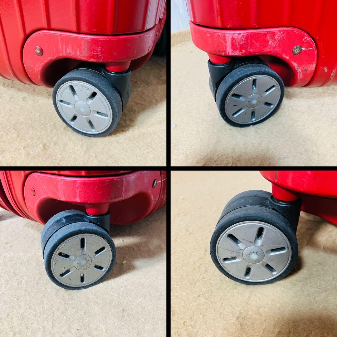 希少 RIMOWA SALSA スーツケース 82L 875.70 4輪 赤