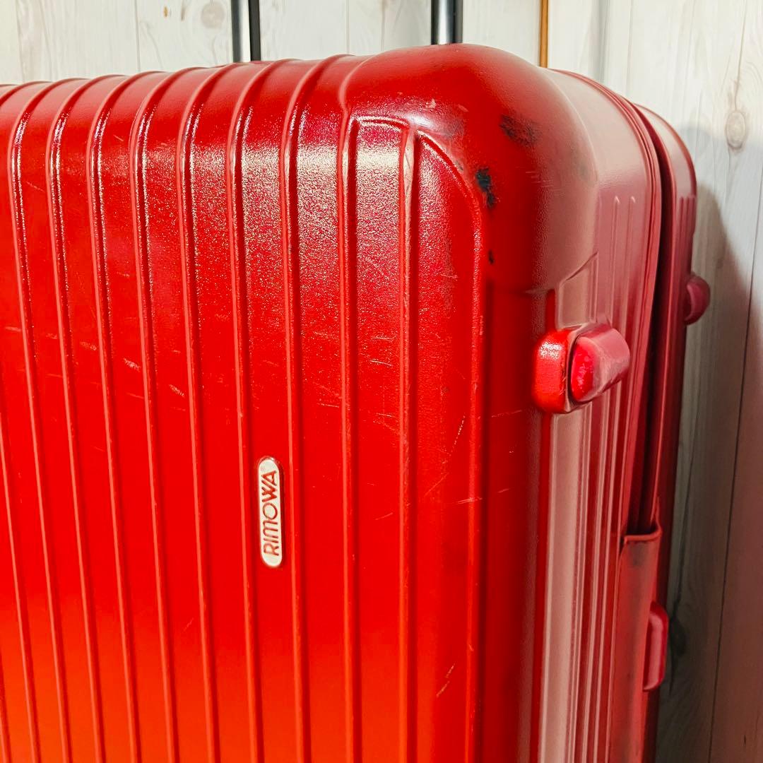 希少 RIMOWA SALSA スーツケース 82L 875.70 4輪 赤