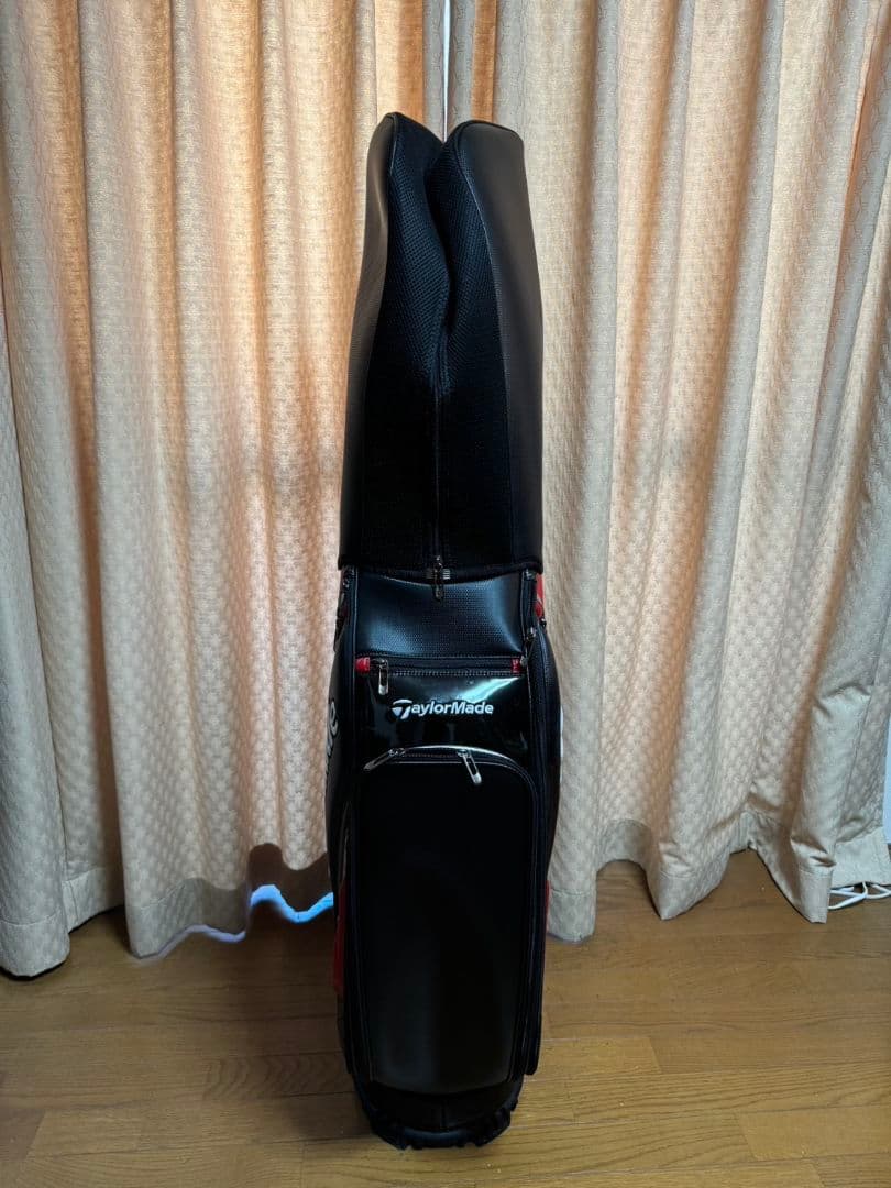 TaylorMade キャディバッグ 黒 赤