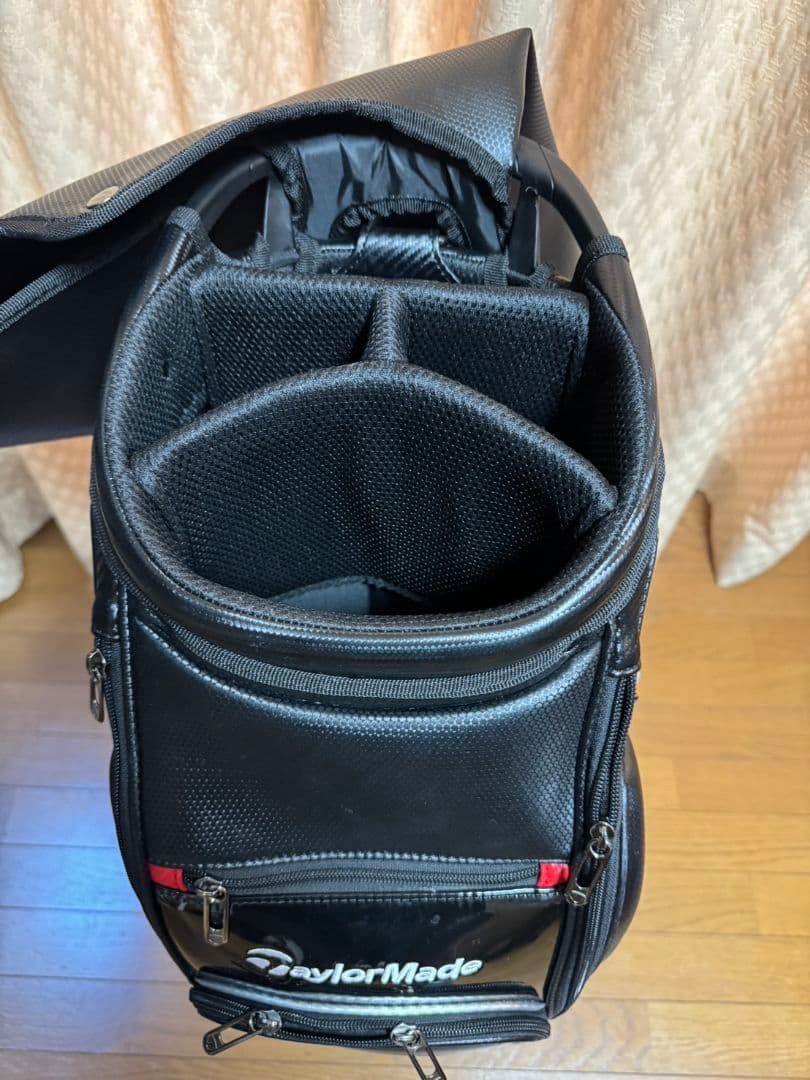 TaylorMade キャディバッグ 黒 赤