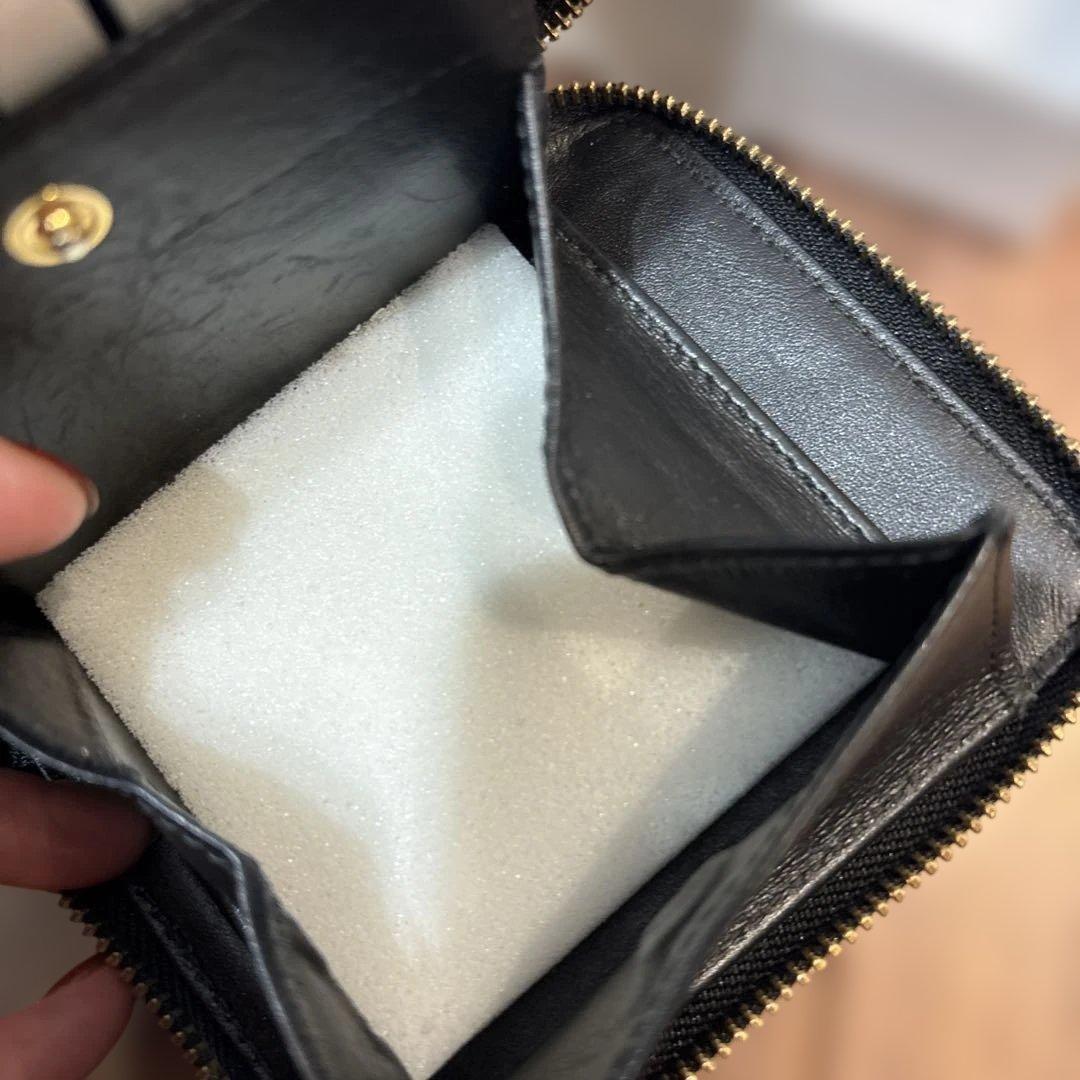 COMME des GARÇONS ブラックレザー財布