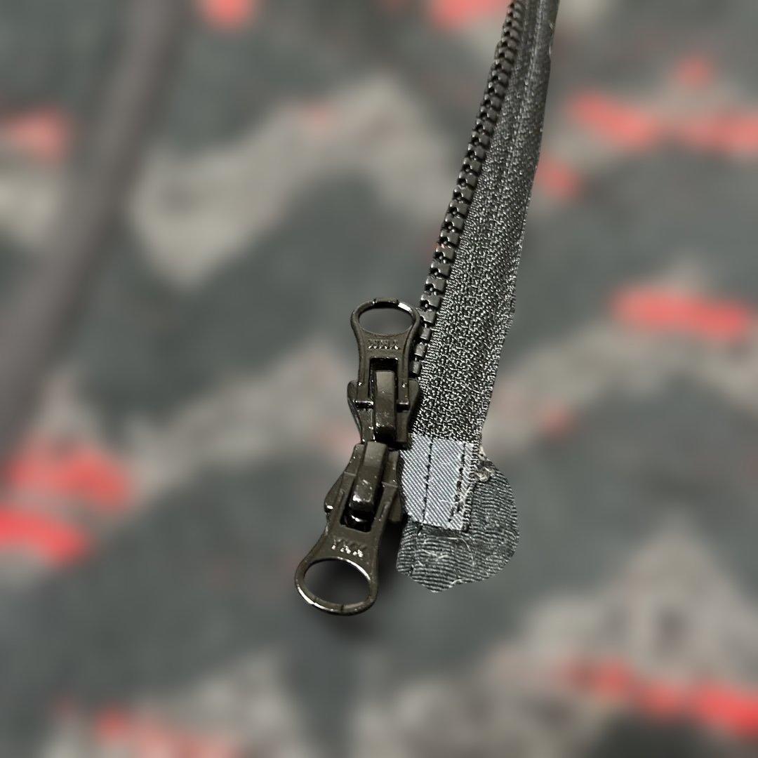 未使用級　エイココンドウ 異素材 ウールブレンドコートワイヤー襟　42