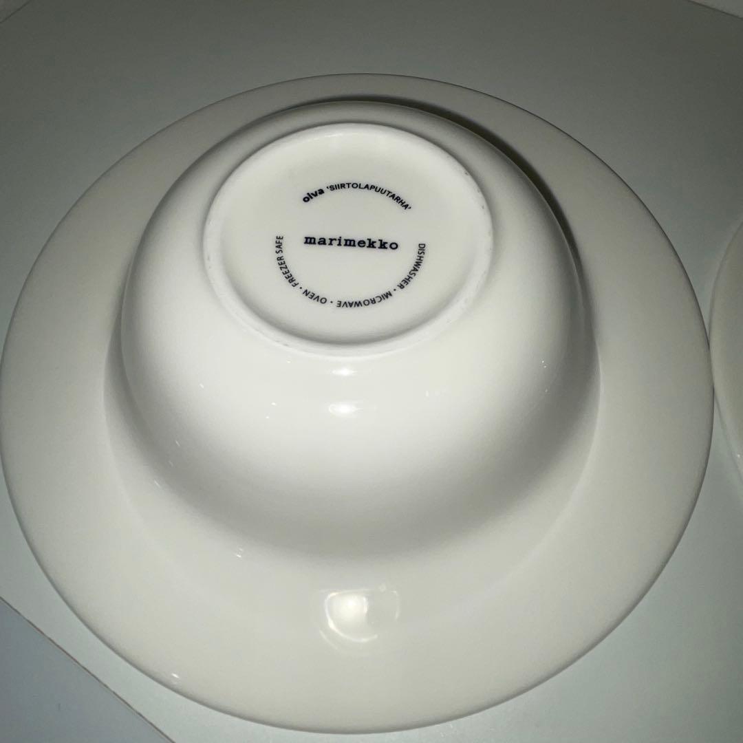 未使用品　マリメッコ　ディーププレート　2枚セット　即購入可◎