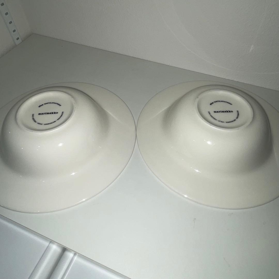 未使用品　マリメッコ　ディーププレート　2枚セット　即購入可◎