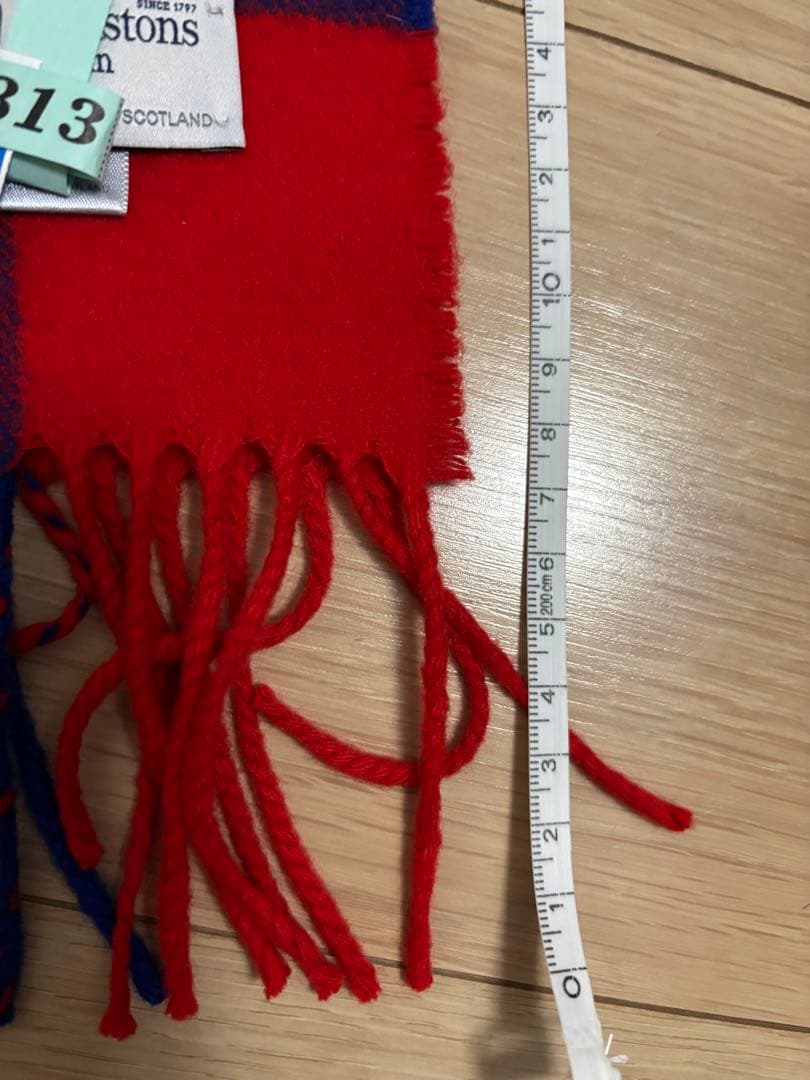 美品Johnstons of Elgin 100%カシミヤストールマフラー