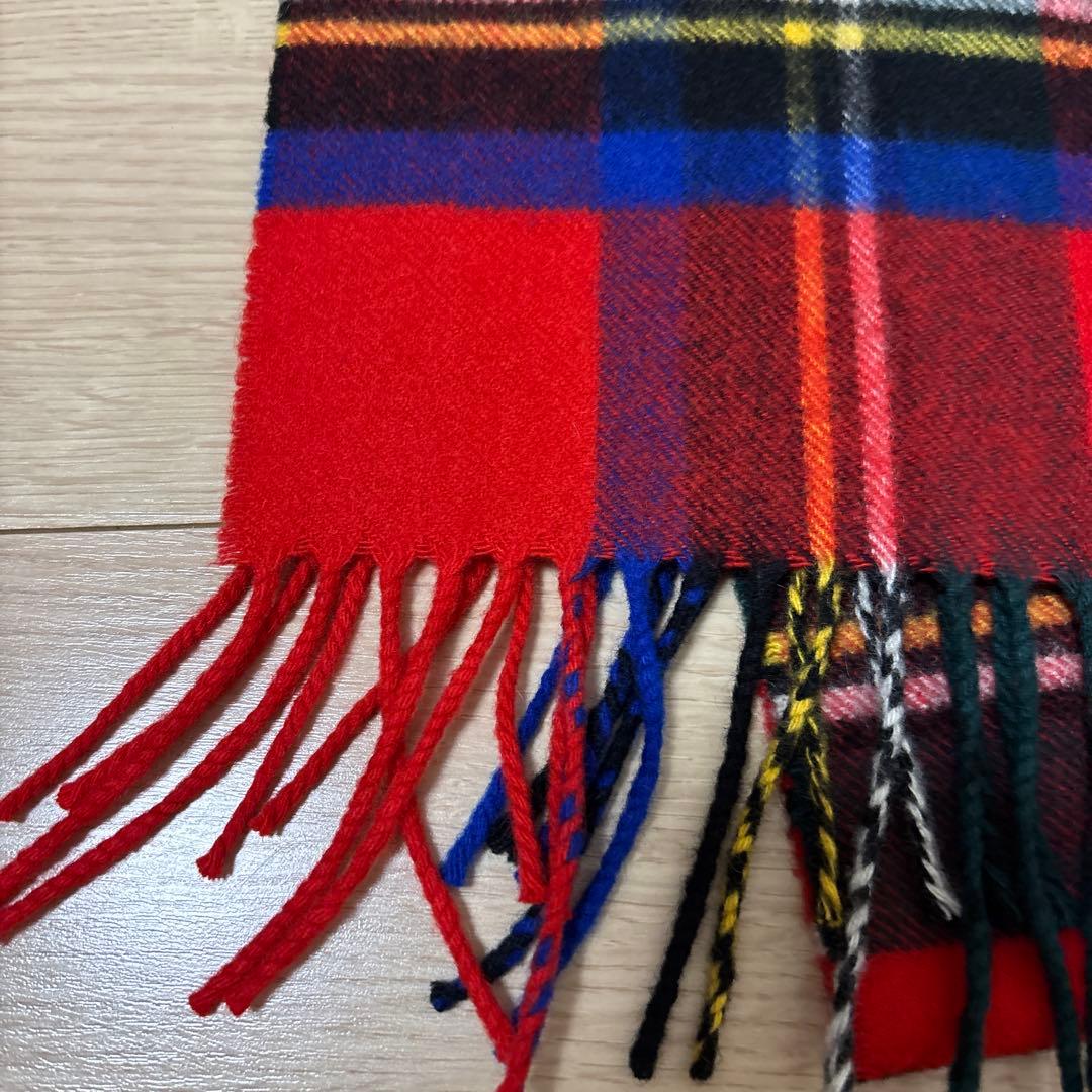 美品Johnstons of Elgin 100%カシミヤストールマフラー