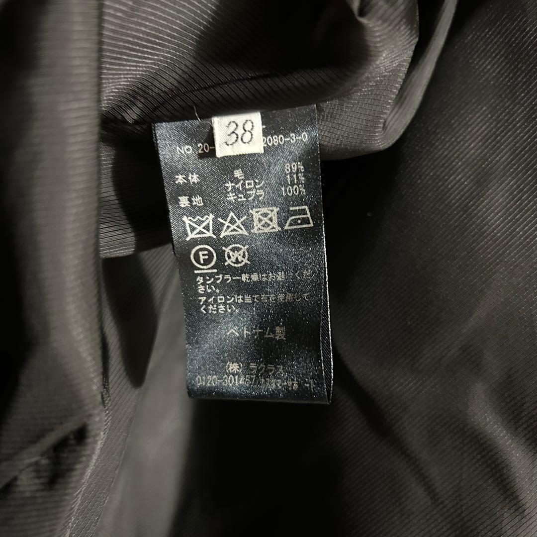 AP STUDIO ライトモッサオーバーフーディーコート 黒 ブラック38