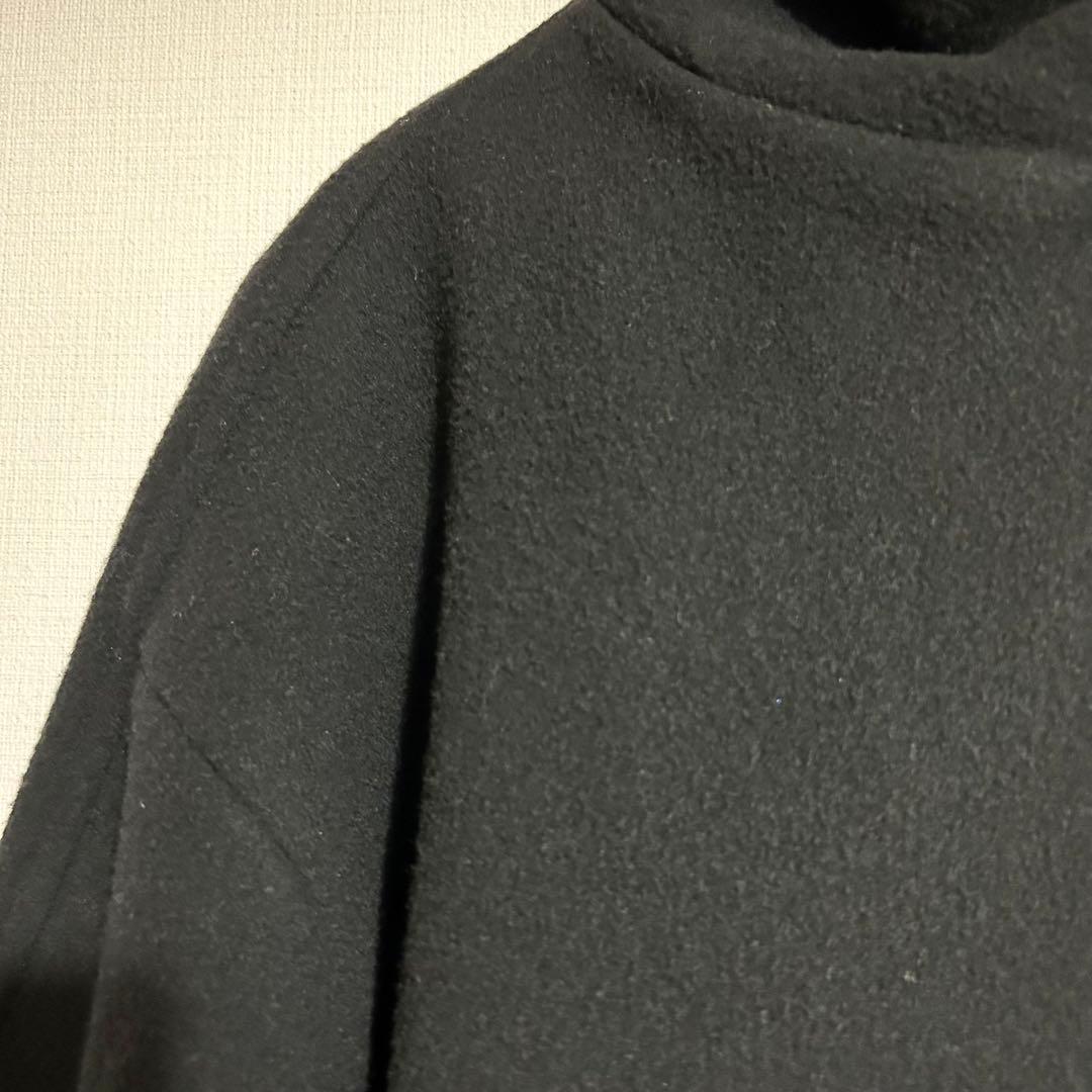 AP STUDIO ライトモッサオーバーフーディーコート 黒 ブラック38