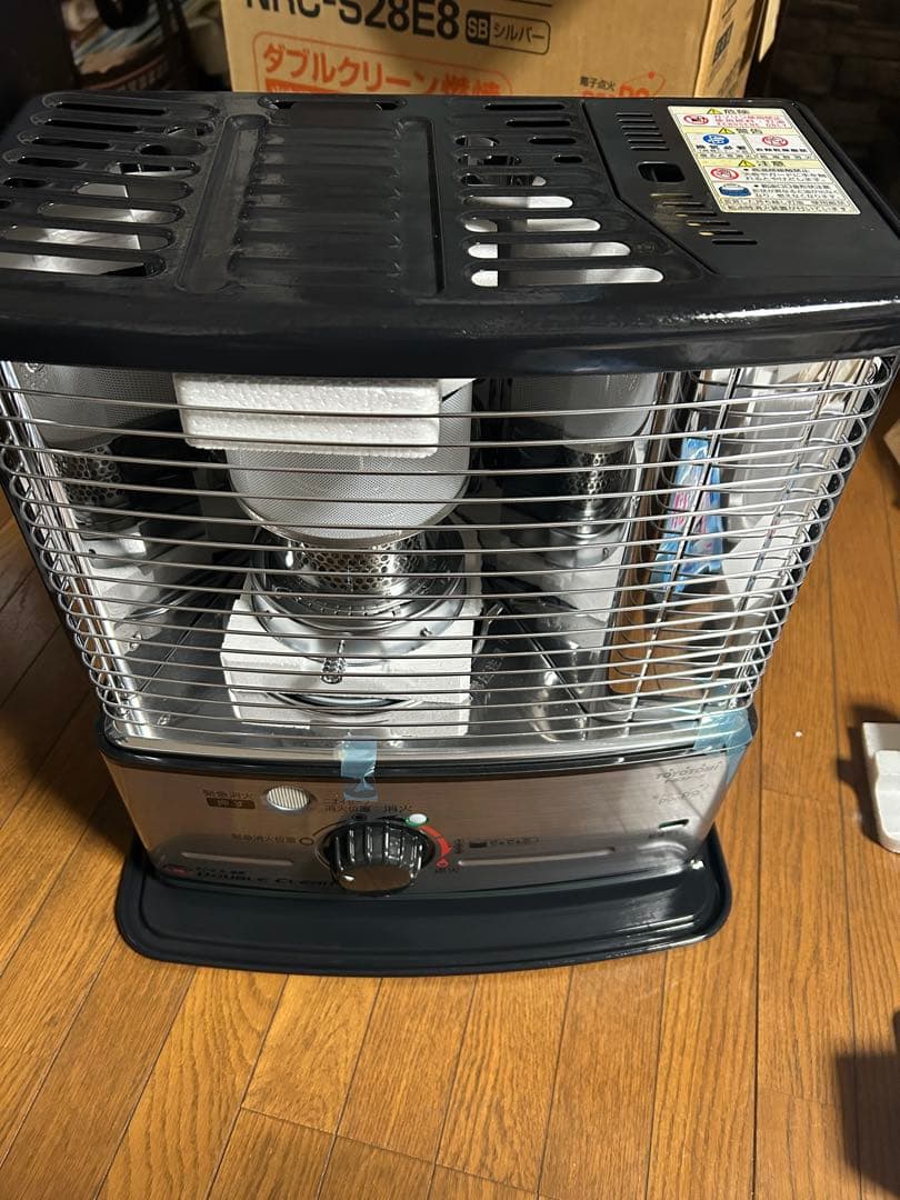 【未使用品】TOYOTOMI NRC-S28E8 シルバー ストーブ