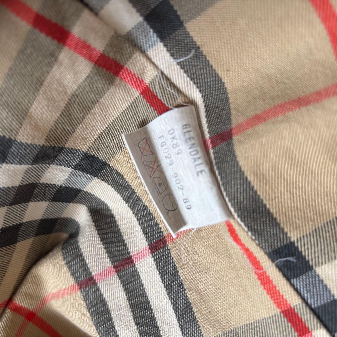 バーバリー トレンチコート 英国製 ノバチェック ライナー ベルト S〜M相当