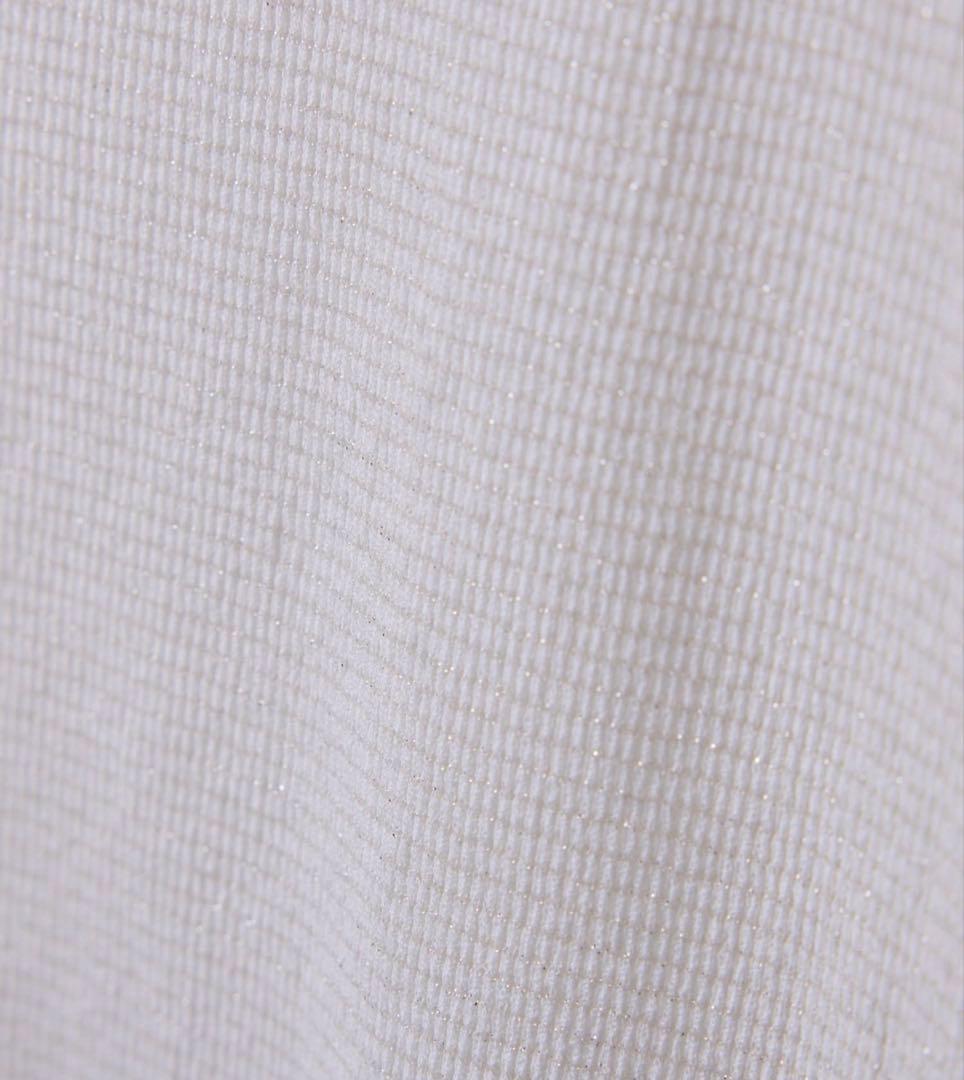 新品　COLLAGE GALLARDAGALANTE　シアーラメリブカットソー