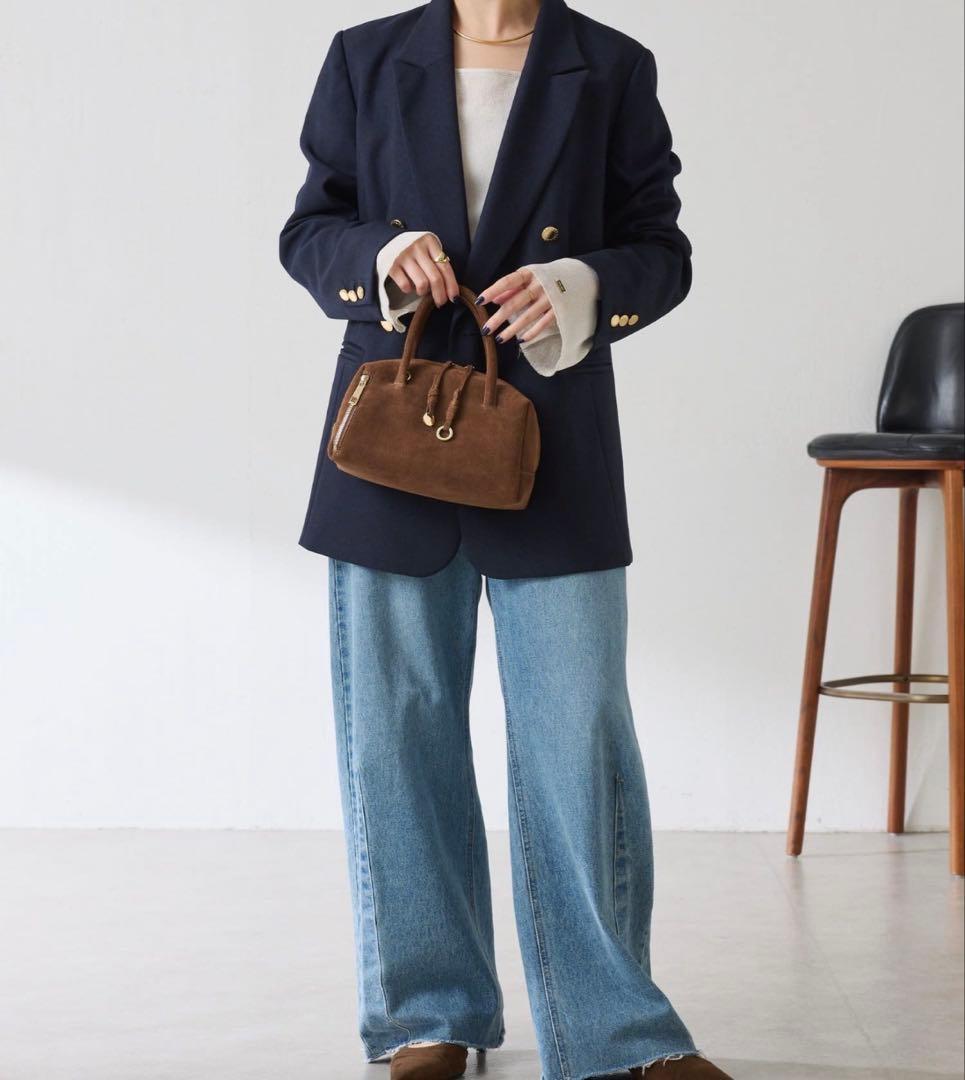 新品　COLLAGE GALLARDAGALANTE　シアーラメリブカットソー