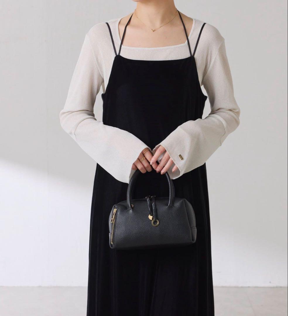 新品　COLLAGE GALLARDAGALANTE　シアーラメリブカットソー