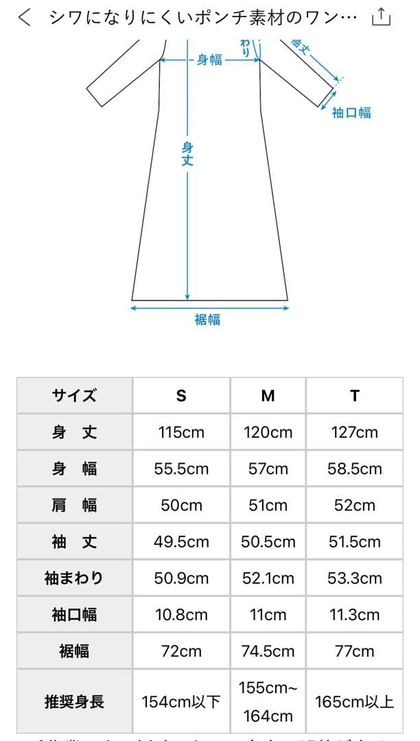 け*ぴ様 シワになりにくいポンチ素材のワンピース オリーブ　Mサイズ　新品未使用