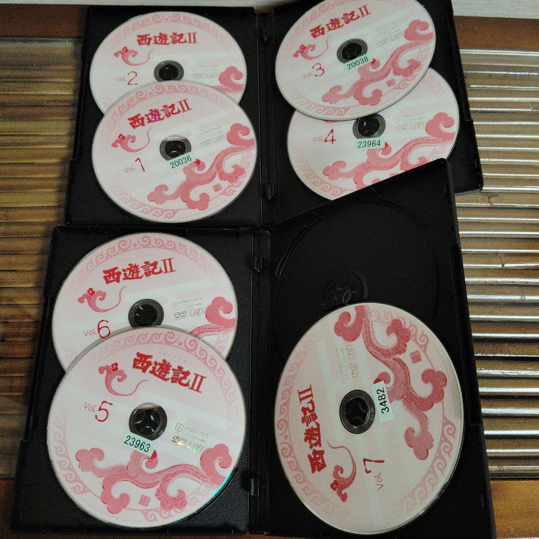 お値下げ！西遊記、 西遊記Ⅱ 各7巻 DVD 全14巻セット　 レンタル落ち