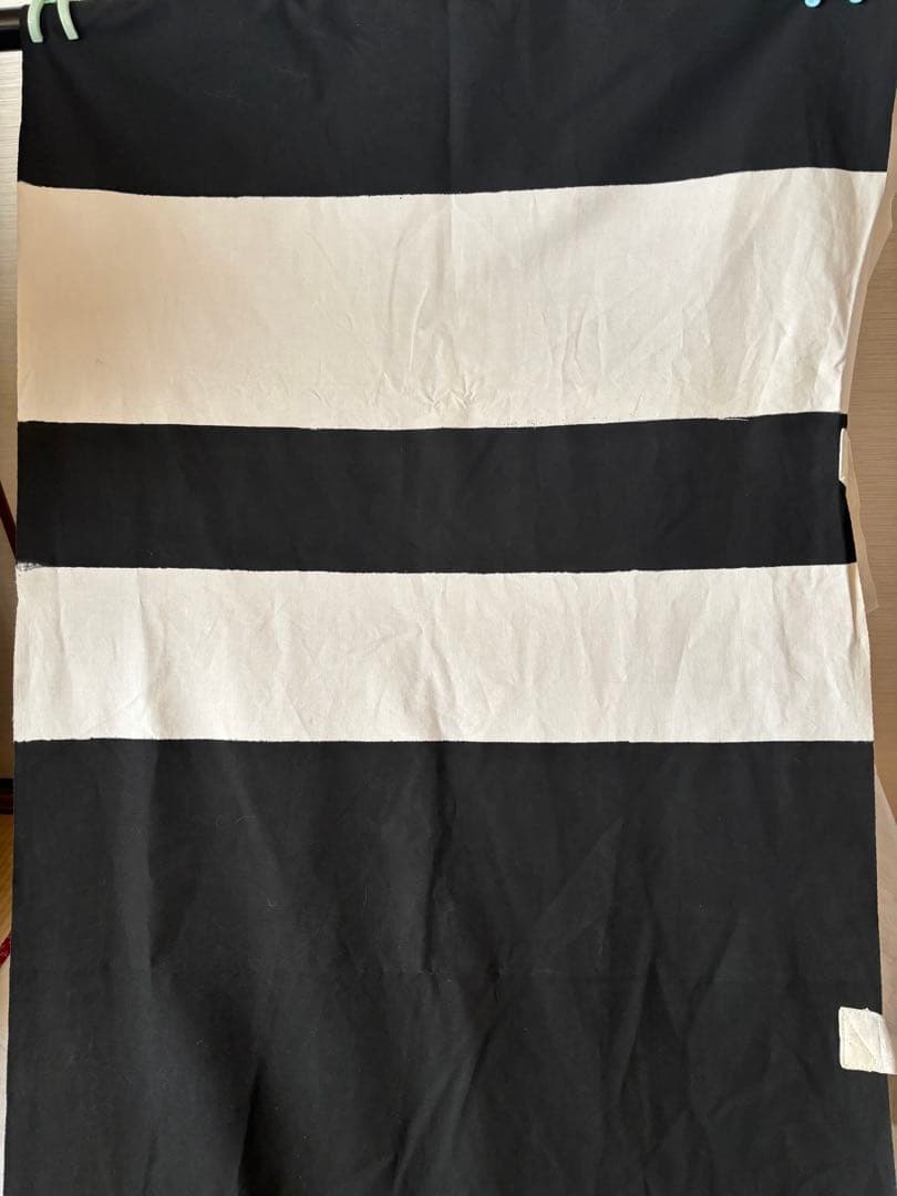 のぼり旗　５人武者　当時物　 71✖️750 1－5