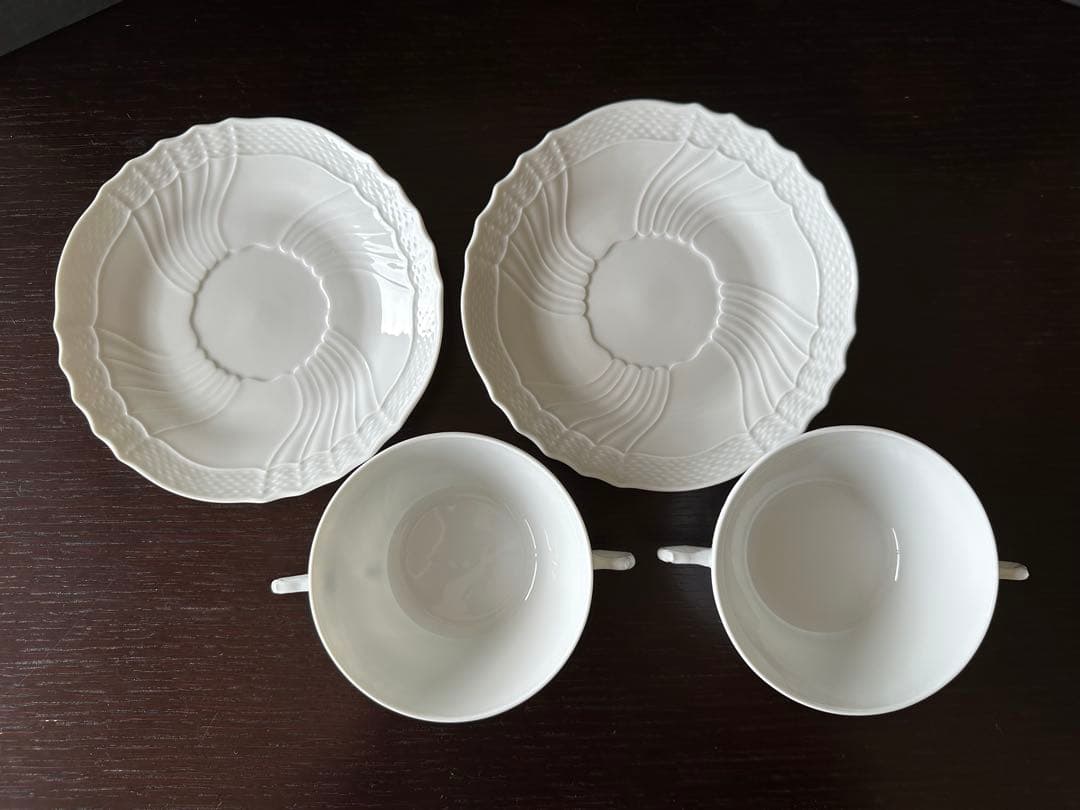リチャードジノリRichard Ginoriベッキオホワイト スープカップセット