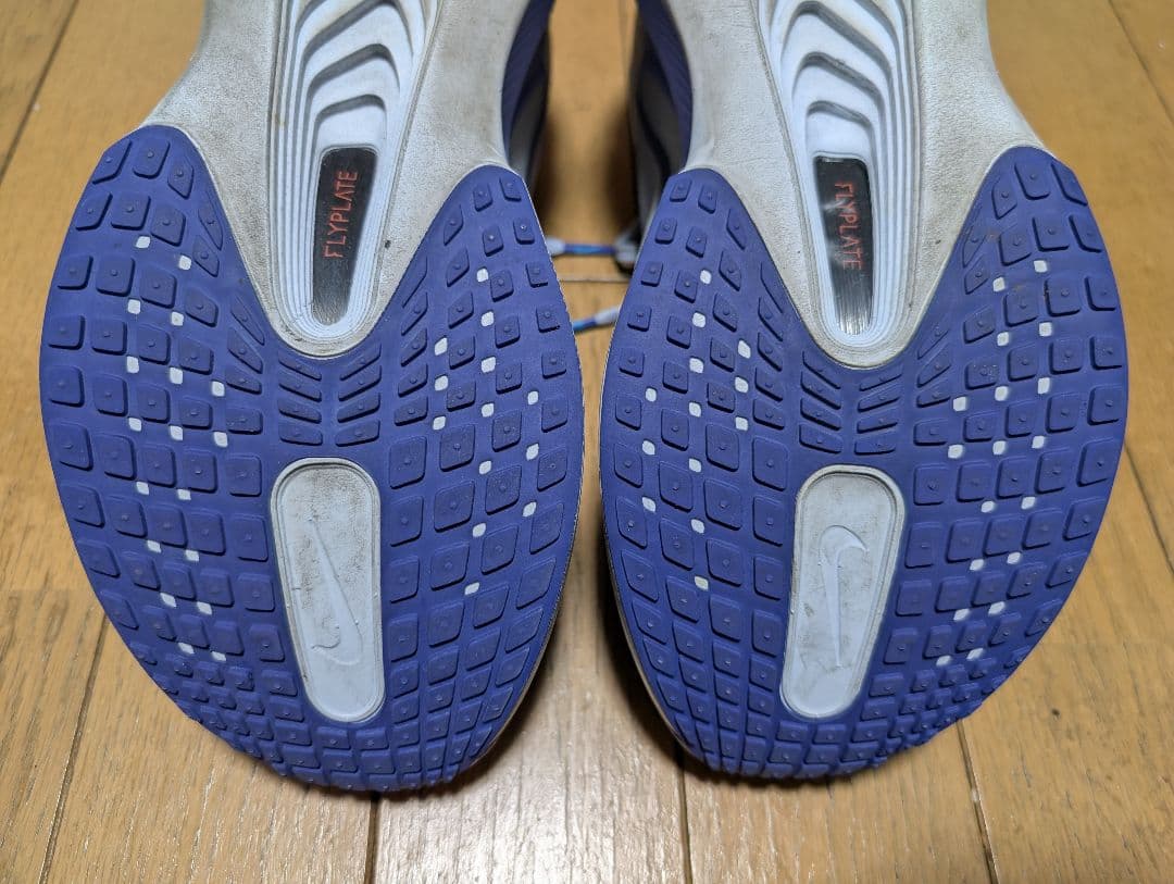 美品 NIKE ズームフライ6 26cm グレー×ブルー ナイキ