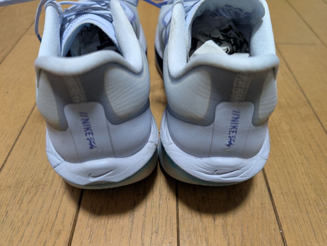 美品 NIKE ズームフライ6 26cm グレー×ブルー ナイキ