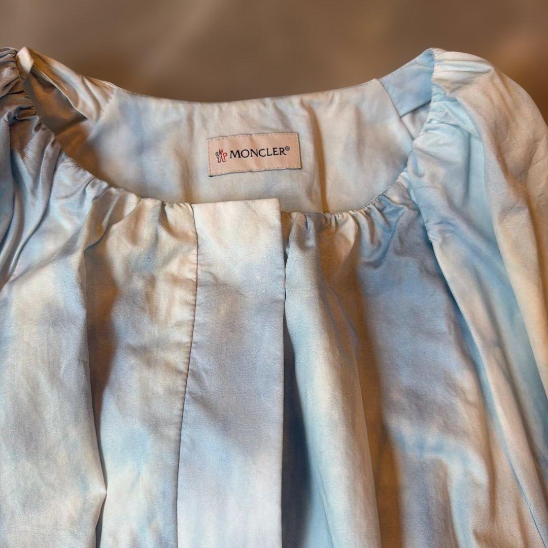 モンクレール　ブルー　青空のような　ワンピース