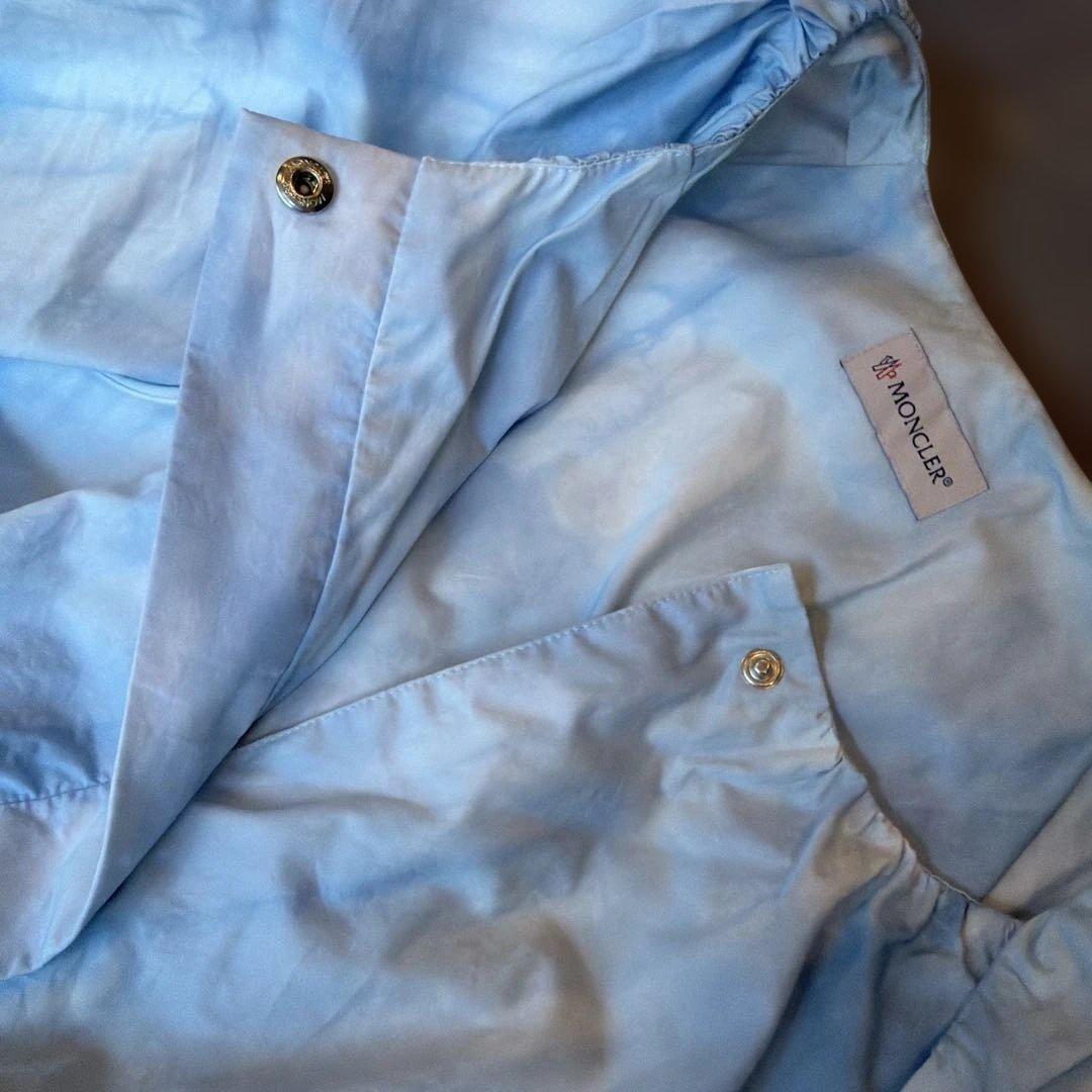 モンクレール　ブルー　青空のような　ワンピース