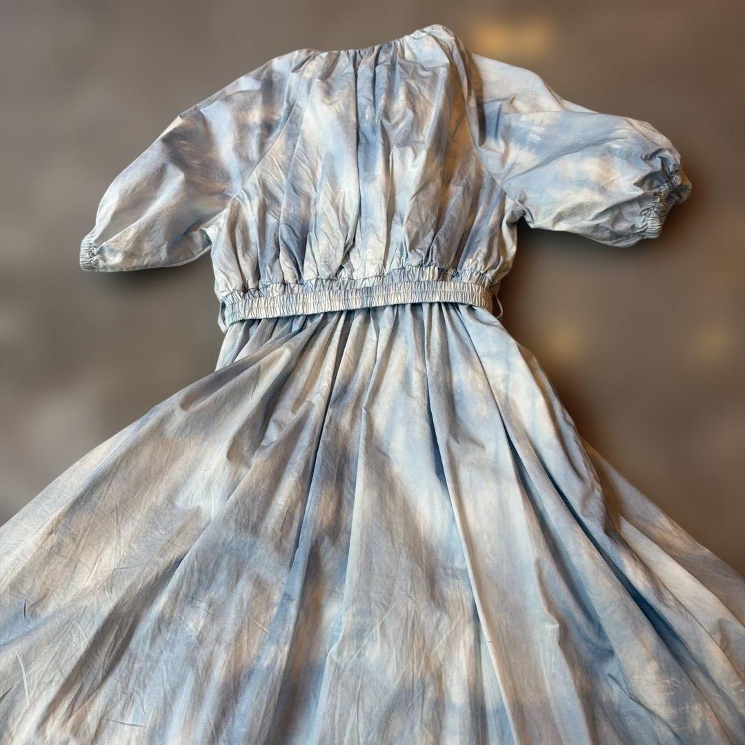 モンクレール　ブルー　青空のような　ワンピース