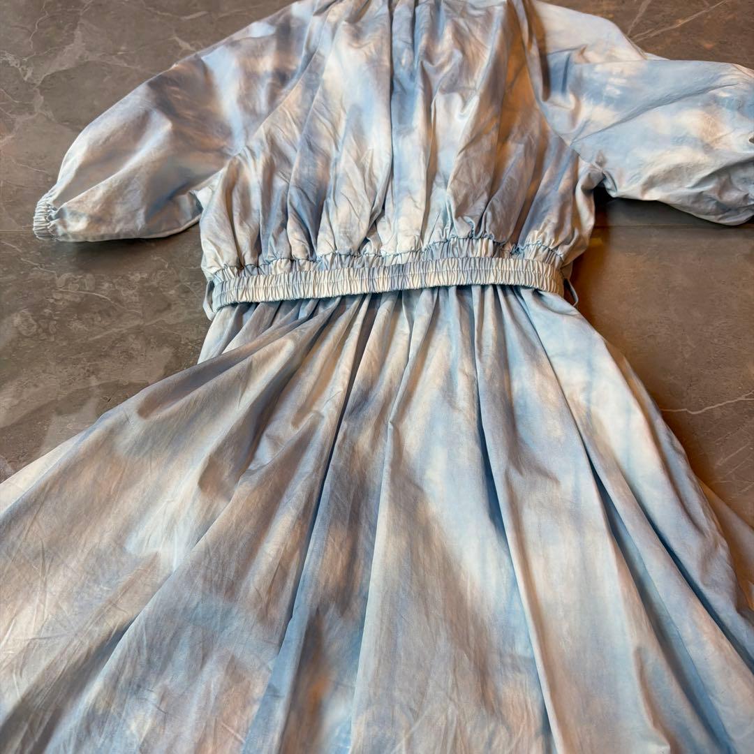 モンクレール　ブルー　青空のような　ワンピース