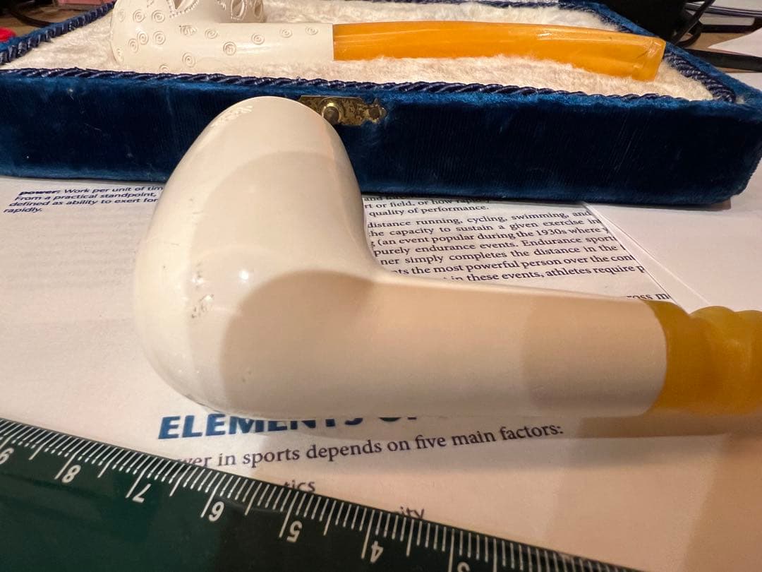 専用です　購入不可　メシャム　パイプ　２本　ケース付き