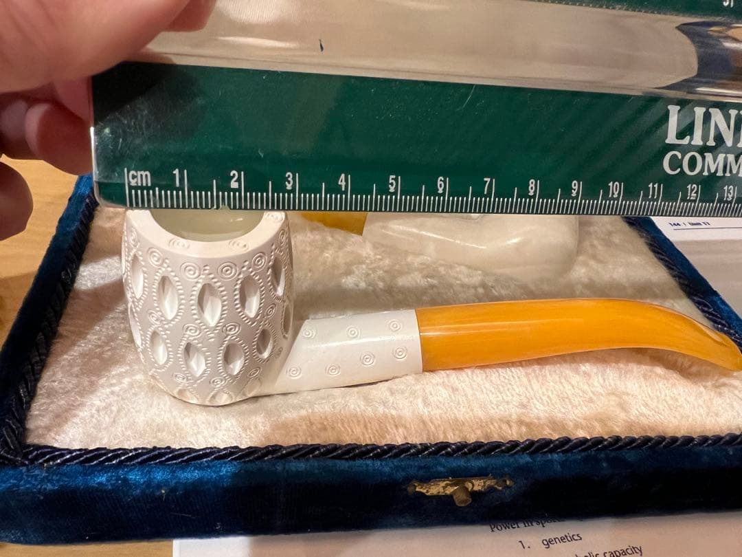 専用です　購入不可　メシャム　パイプ　２本　ケース付き