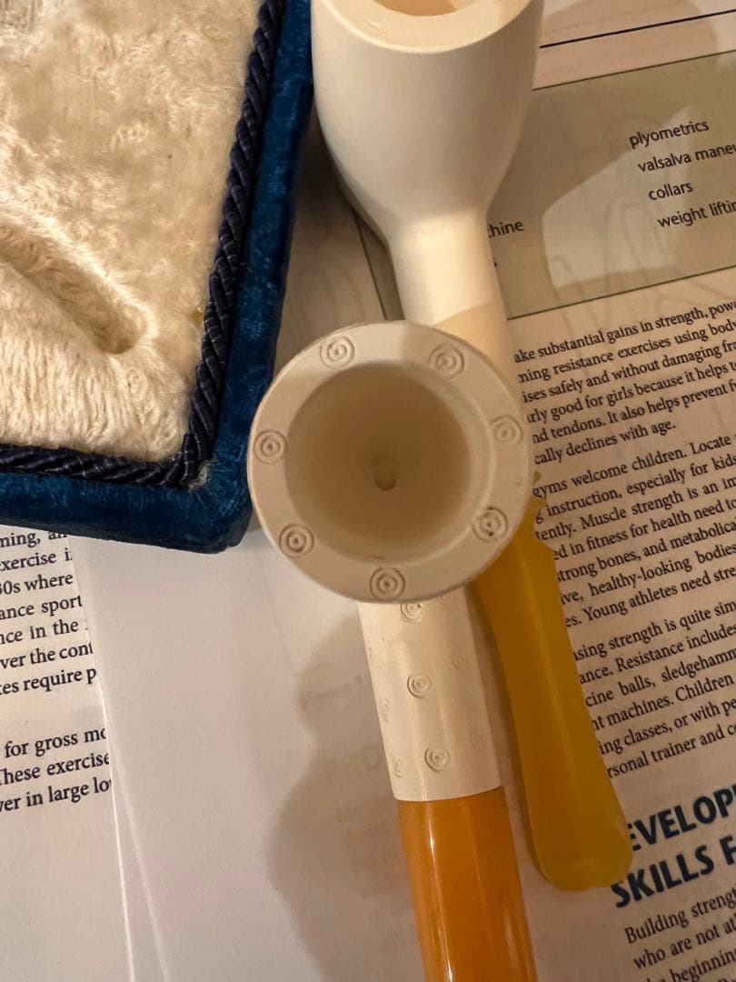 専用です　購入不可　メシャム　パイプ　２本　ケース付き