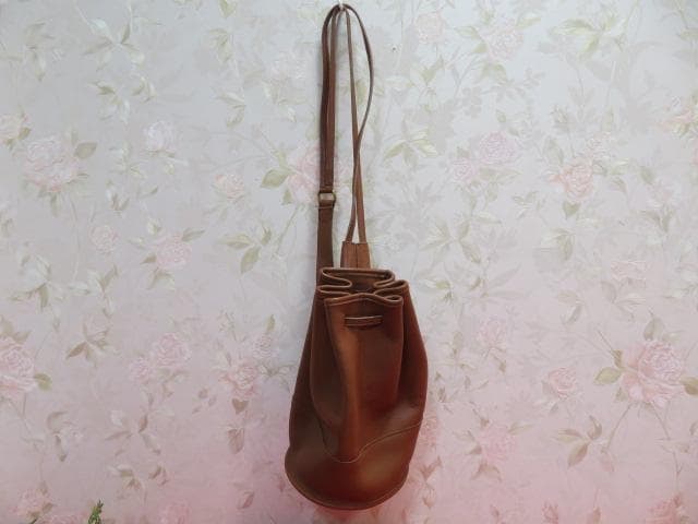 た*ー様 （8ee1558）COACH　レザー　巾着ショルダーバッグ　オールドコ