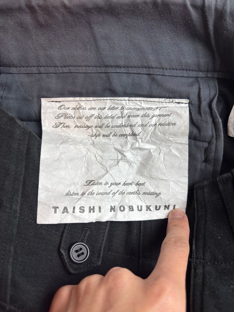パンツ 00s TAISHI NOBUKUNI bondage cago pants